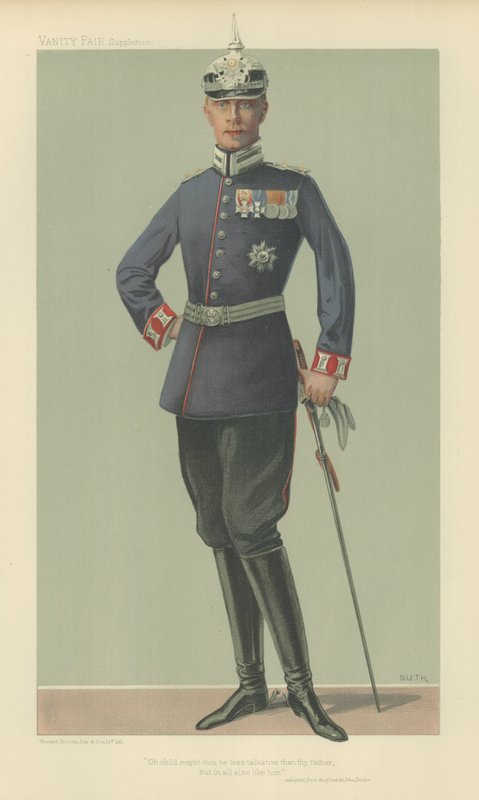 HRH korunní princ Německa (barva lito) od Jean Baptiste (after) Guth