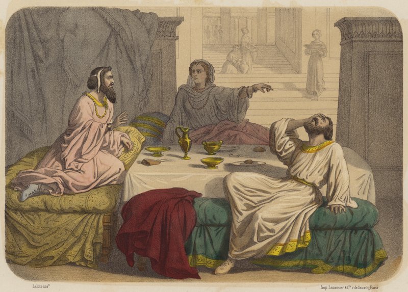Esther od Jean Baptiste Auguste Leloir