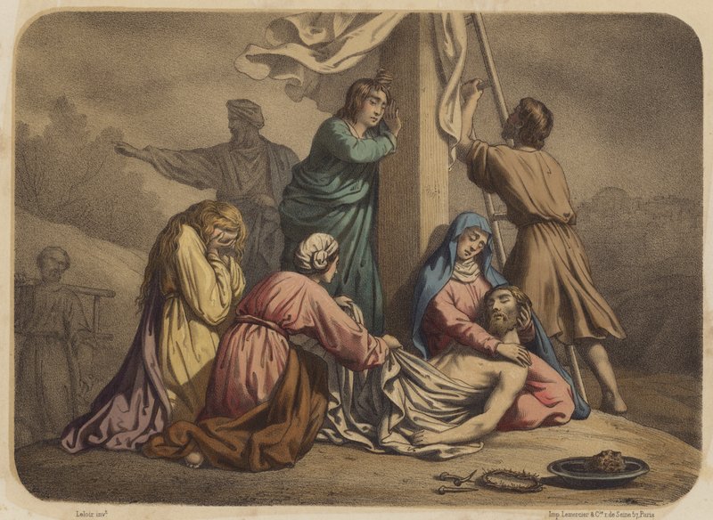 Sestup Z Kříže od Jean Baptiste Auguste Leloir