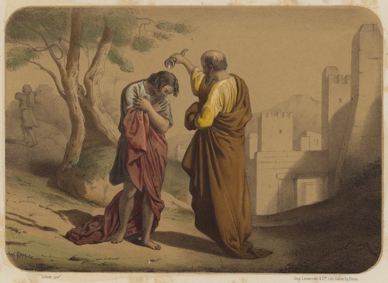 Samuel Sacre Saul od Jean Baptiste Auguste Leloir