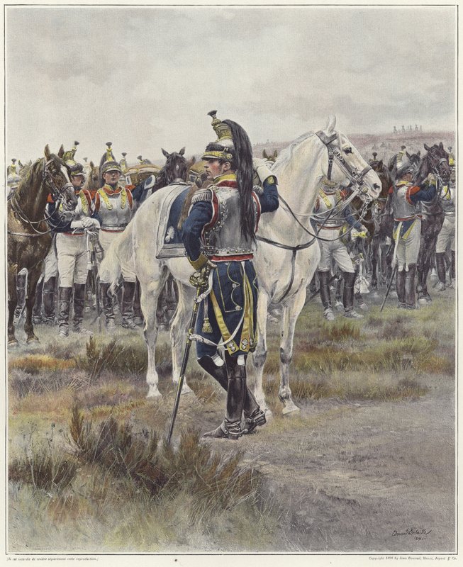 Jízda na koni v roce 1807 od Jean Baptiste Edouard Detaille