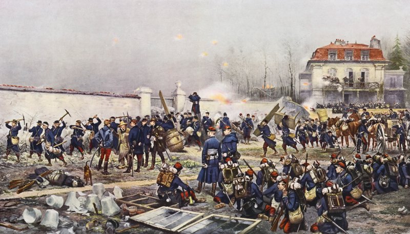 Obrana Champigny od Jean Baptiste Edouard Detaille