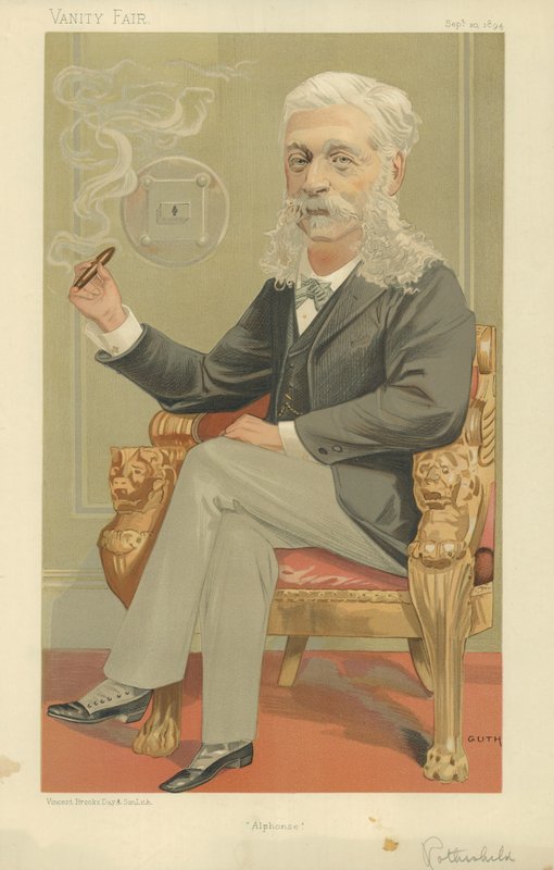 Baron Alphonse de Rothschild od Jean Baptiste Guth