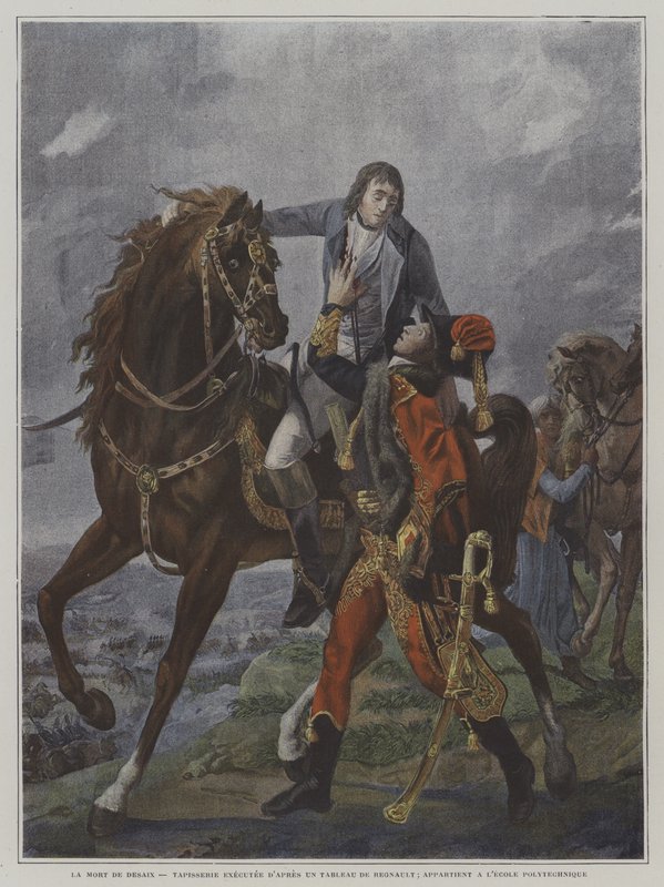 Smrt generála Desaixe v bitvě u Marenga, 1800 od Jean Baptiste Regnault