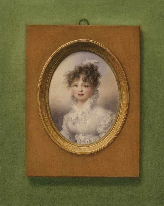 Portrét ruské velkokněžny Kateřiny Pavlovny od Jean Baptiste after Isabey