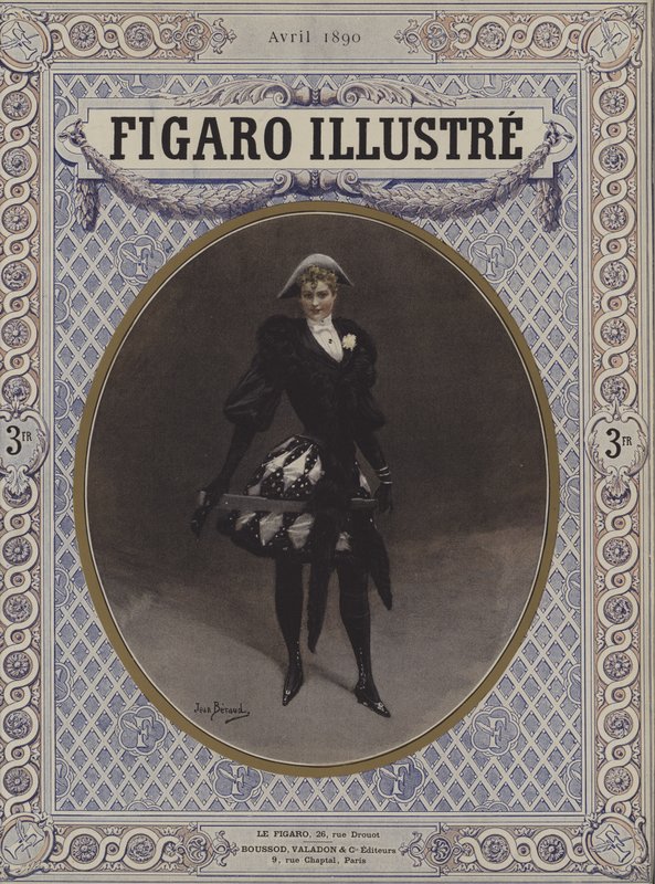 Harlekýn Fin de Siecle od Jean Beraud