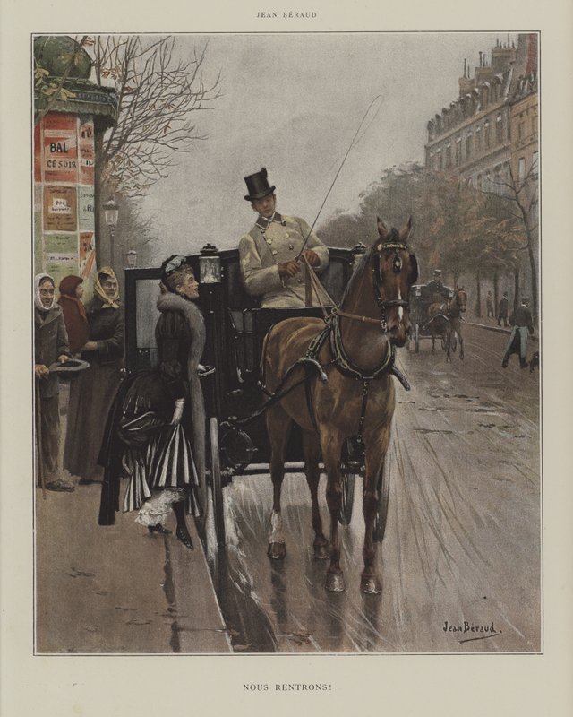 Jedeme zpět! od Jean Beraud