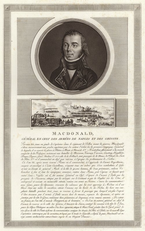 Portrét Jacquese MacDonalda, vévody z Taranta od Jean Duplessi Bertaux