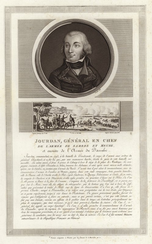 Portrét Jean-Baptiste Jourdana, Comte Jourdan od Jean Duplessi Bertaux