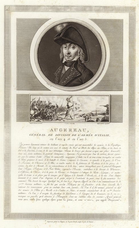 Portrét Pierra Augereaua, vévody z Castiglione od Jean Duplessi Bertaux