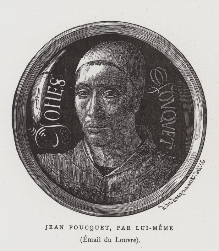 Autoportrét francouzského malíře 15. století Jeana Fouqueta od Jean Fouquet