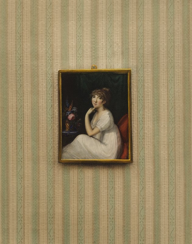 Portrét královny Caroline, manželky krále Jiřího IV od Jean Francois Marie Huet Villiers