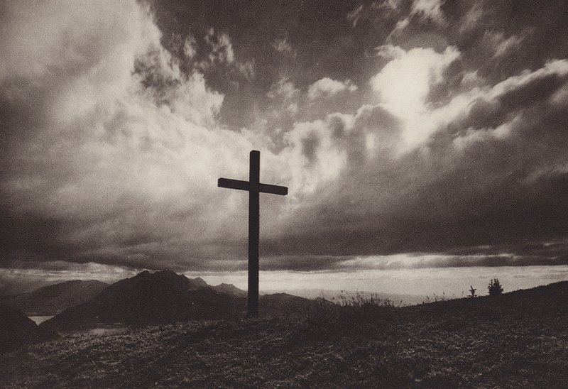 Večerní nálada (černobílá fotografie) od Jean Gaberell