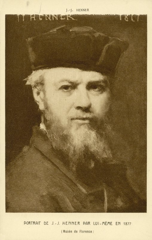 Autoportrét Jean-Jacquese Hennera, francouzského umělce od Jean Jacques (after) Henner