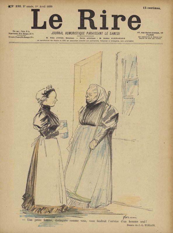 Ilustrace pro Le Rire od Jean Louis Forain