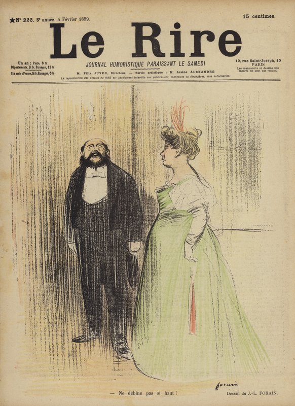 Ilustrace pro Le Rire od Jean Louis Forain
