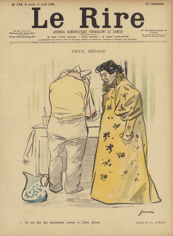 Ilustrace pro Le Rire od Jean Louis Forain