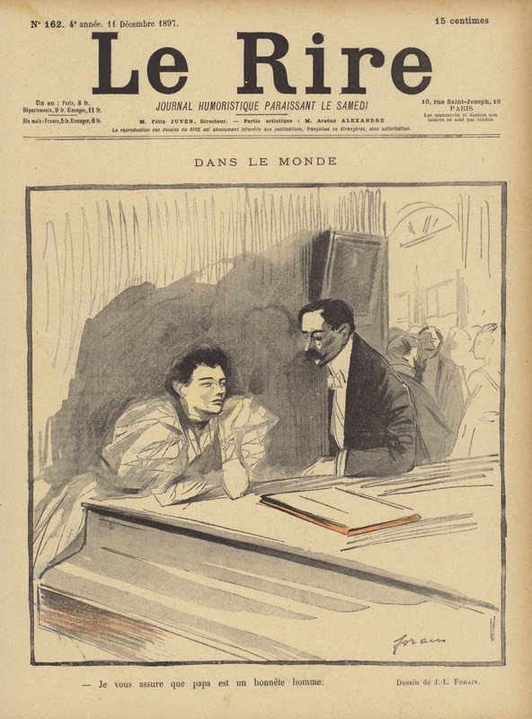 Ilustrace pro Le Rire od Jean Louis Forain