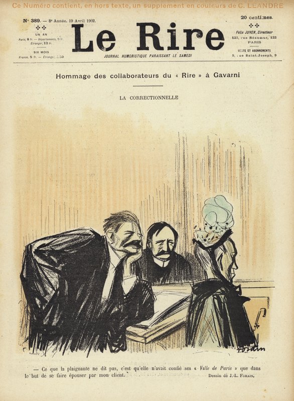 Ilustrace pro Le Rire od Jean Louis Forain