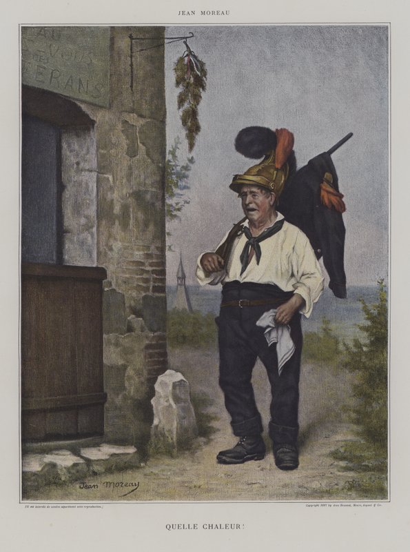 Jaké teplo (barva litho) od Jean Michel the Younger (after) Moreau