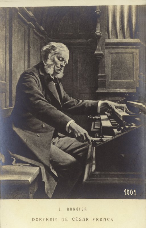 Cesar Franck, belgický skladatel, klavírista, varhaník a hudební pedagog, který v dospělosti působil v Paříži (1822-1890). od Jeanne Rongier