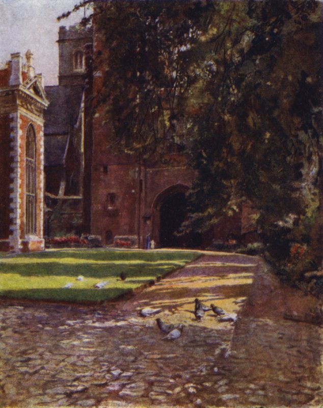 Lambeth, The Tudor Gateway (barevné lito) od Jessie MacGregor