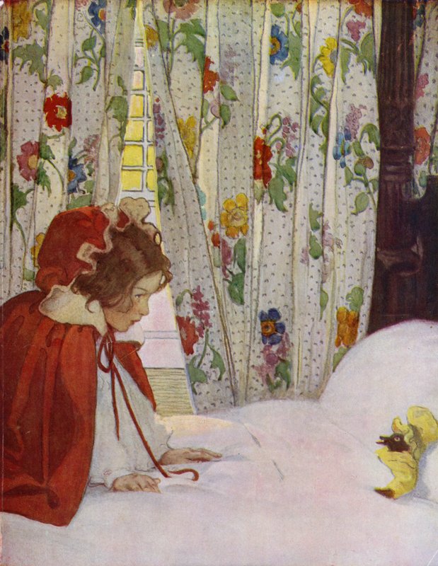 Červená karkulka (barva lito) od Jessie Willcox Smith