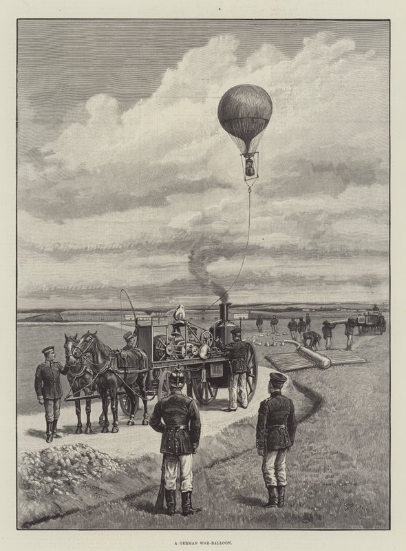 Německý válečný balón od Johann Nepomuk Schonberg