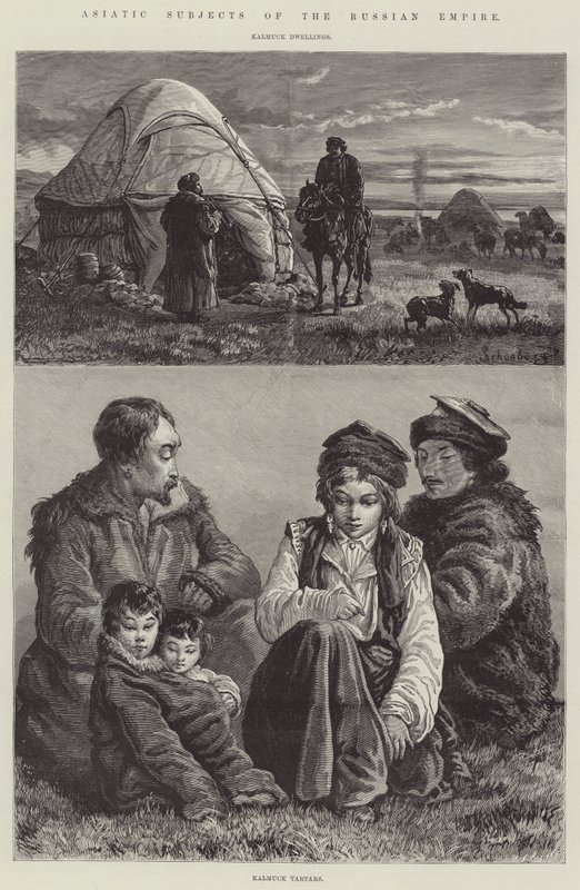 Asijské subjekty Ruské říše od Johann Nepomuk Schonberg