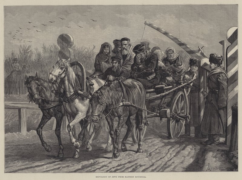 Vyhoštění Židů z východní Roumelie od Johann Nepomuk Schonberg