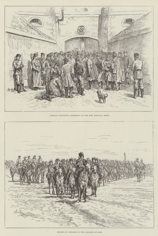 Armáda v Kyjevě od Johann Nepomuk Schonberg