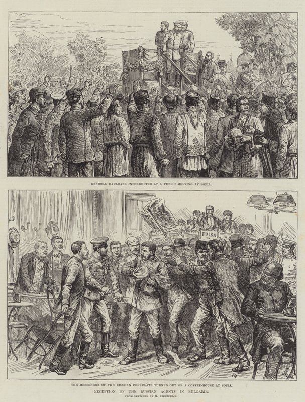 Přijetí ruských agentů v Bulharsku od Johann Nepomuk Schonberg