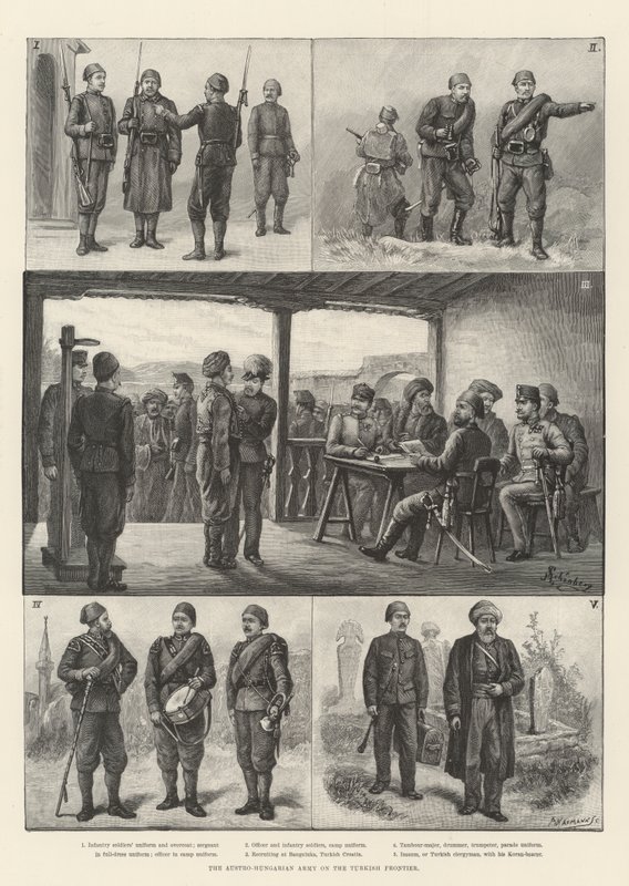 Rakousko-uherská armáda na turecké hranici od Johann Nepomuk Schonberg