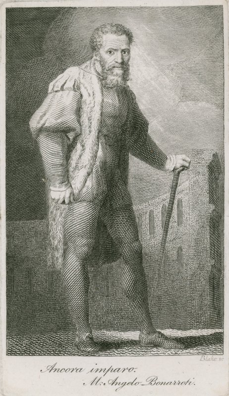 Michelangelo Buonarroti od Johann Heinrich Füssli