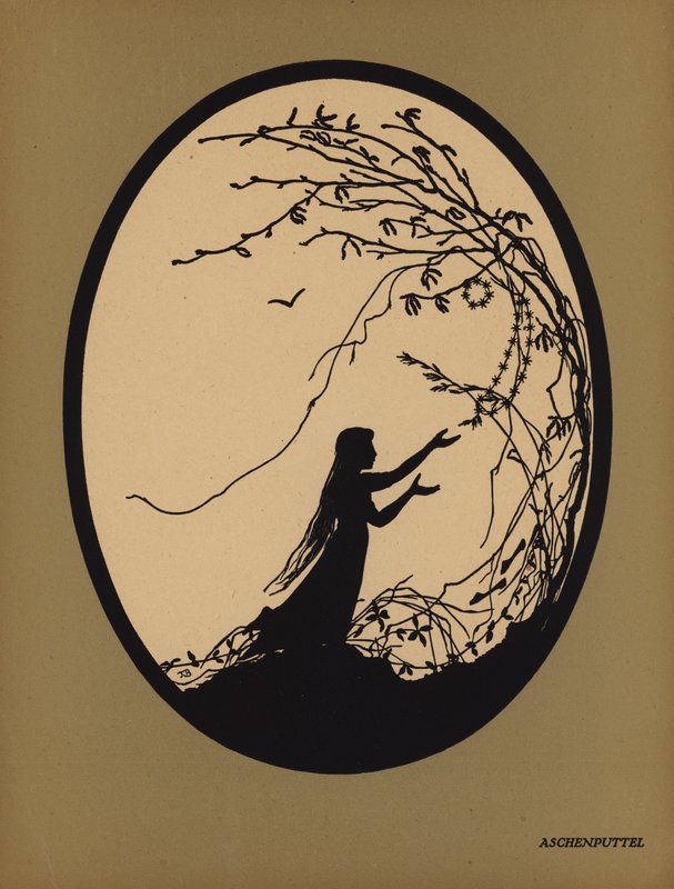Popelka (litho) od Johanna Beckmann