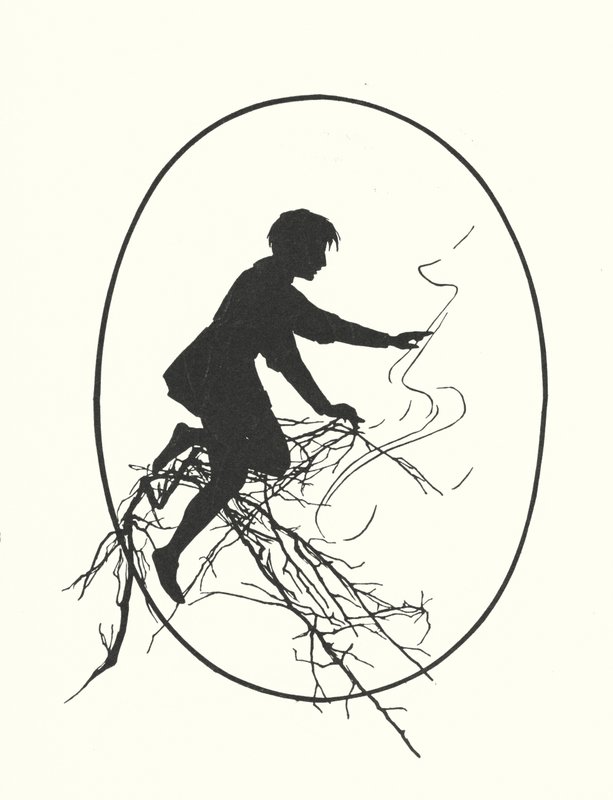Silueta Johanny Beckmannové (litografie) od Johanna Beckmann