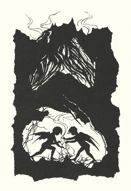 Silueta Johanny Beckmannové (litografie) od Johanna Beckmann
