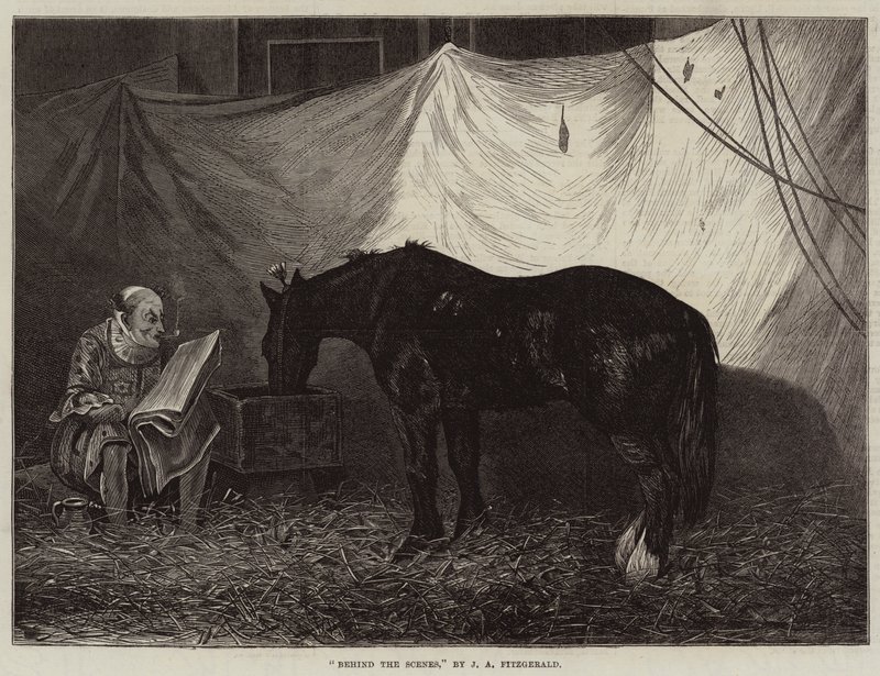 V zákulisí od John Anster Fitzgerald