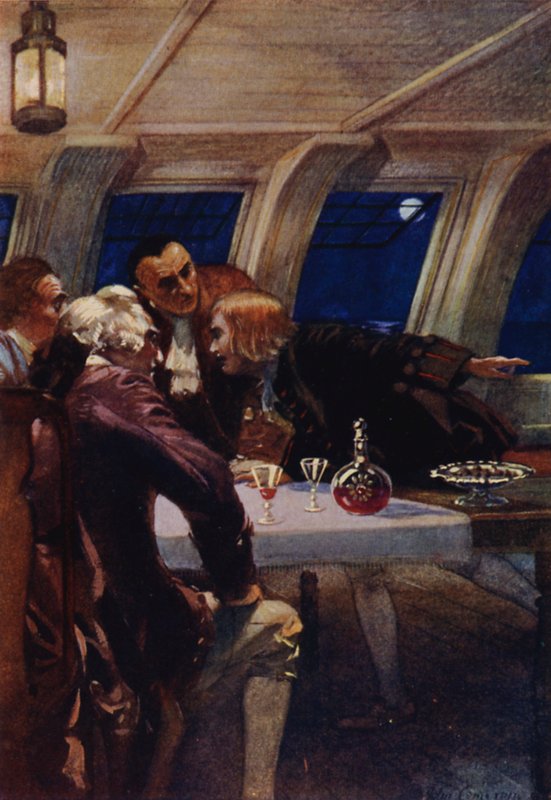Ilustrace pro ostrov pokladů od John Cameron