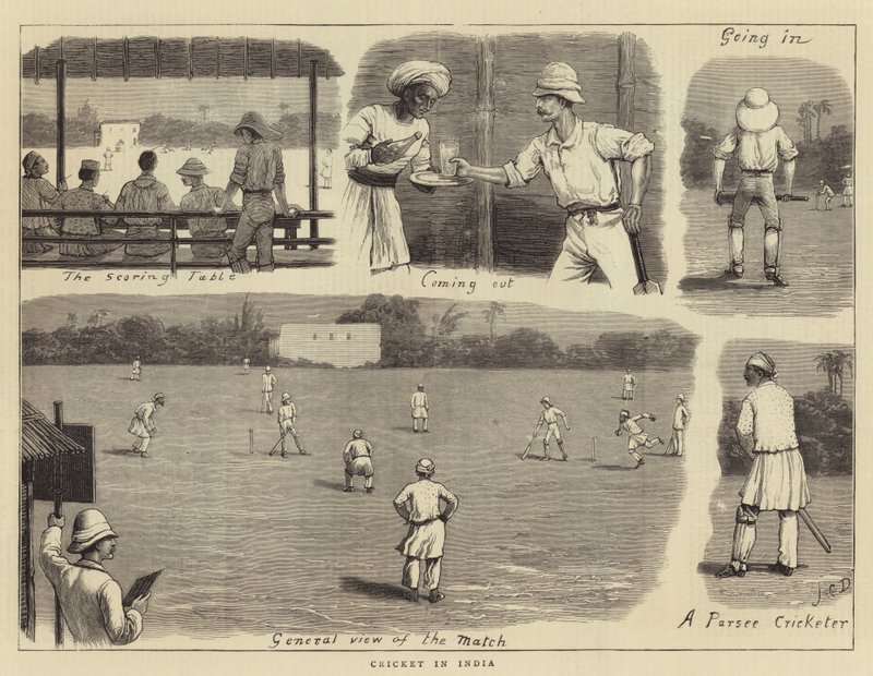 Kriket v Indii od John Charles Dollman
