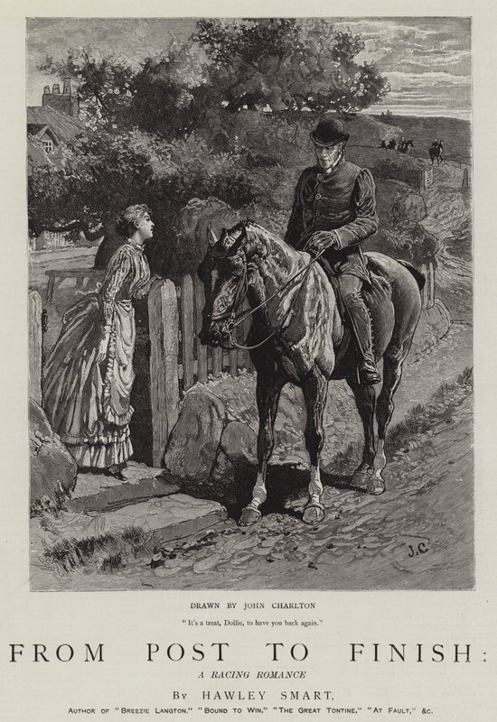 Od pošty do cíle, závodní romance od John Charlton