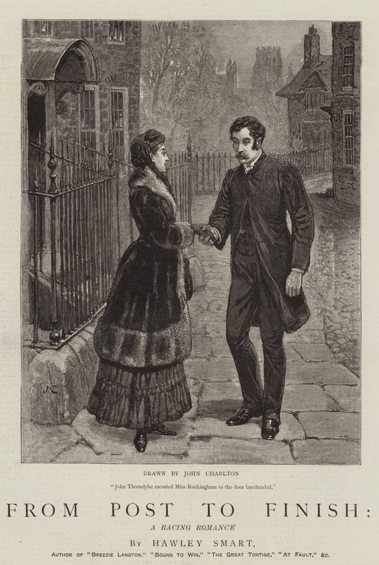 Od pošty do cíle, závodní romance od John Charlton