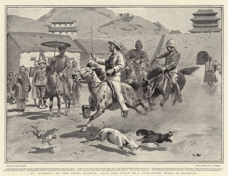 Na Liberty na čínské stanici, Jack a Jolly na Full-Speed Trial v Nankingu od John Charlton
