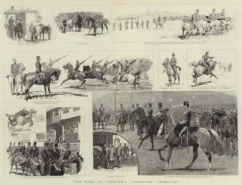 Cheshire Yeomanry hraběte z Chesteru od John Charlton