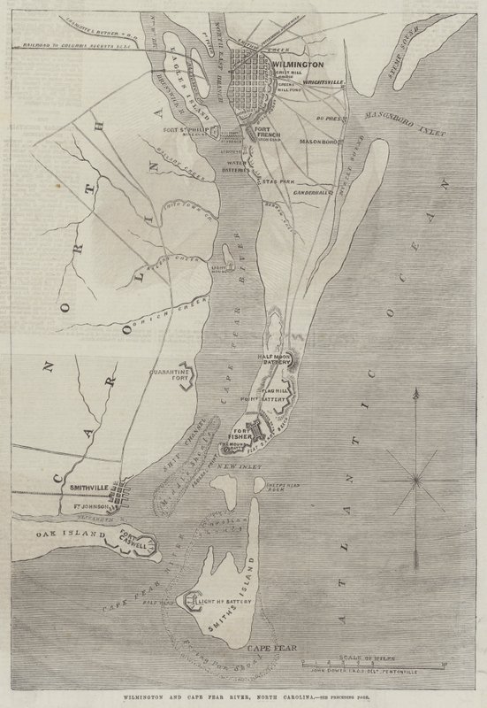 Wilmington a Cape Fear River, Severní Karolína od John Dower