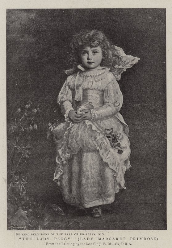 Lady Peggy, Lady Margaret Primrose od John Everett Millais