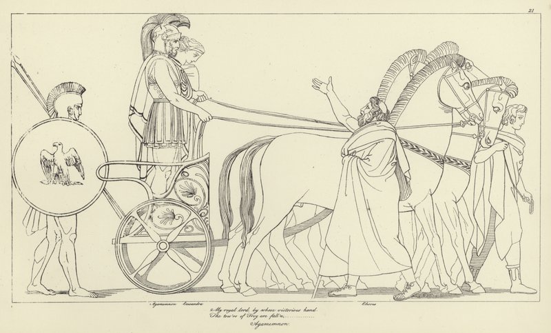 Agamemnon od John Flaxman