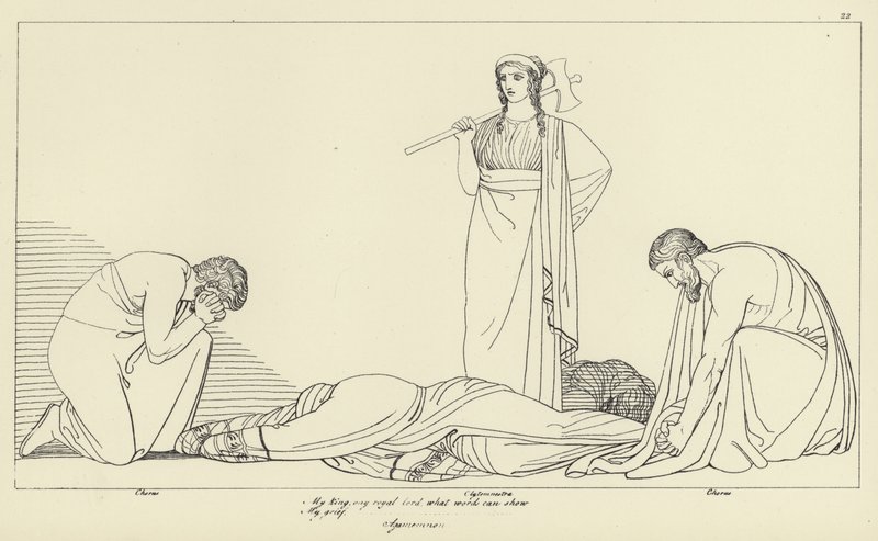 Agamemnon od John Flaxman