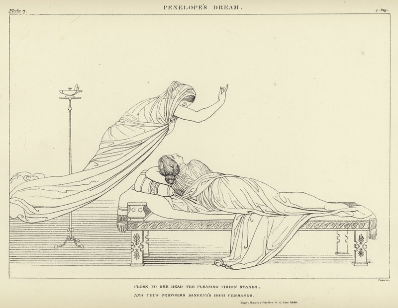 Penelopin sen od John Flaxman