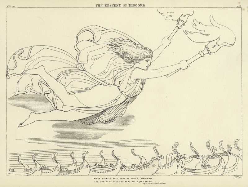 Sestup nesvornosti od John Flaxman